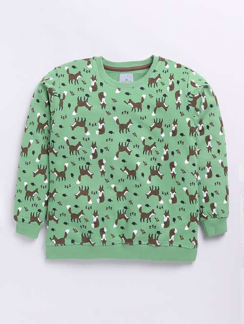 kids printed long sleeve sweatshirt - 21699409 - Very Small Image - 1