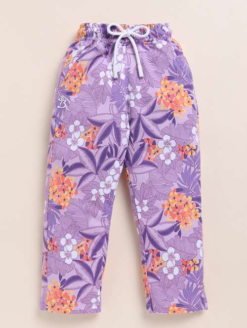 kids mid rise printed nightwear pyjama - 21706205 - Very Small Image - 1