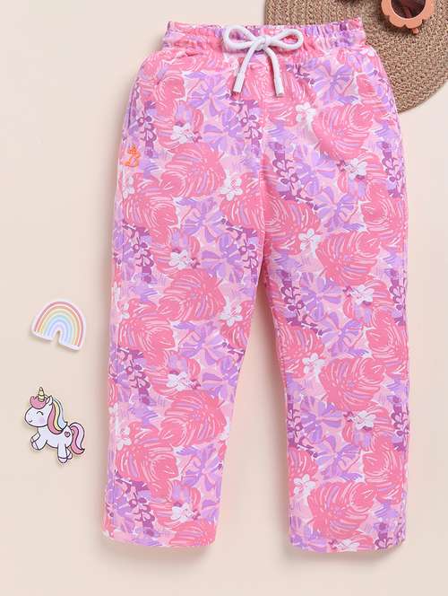 kids mid rise printed nightwear pyjama - 21706212 - Very Small Image - 1