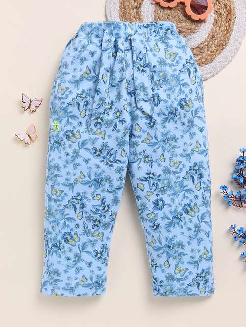 kids mid rise printed nightwear pyjama - 21706216 - Very Small Image - 1
