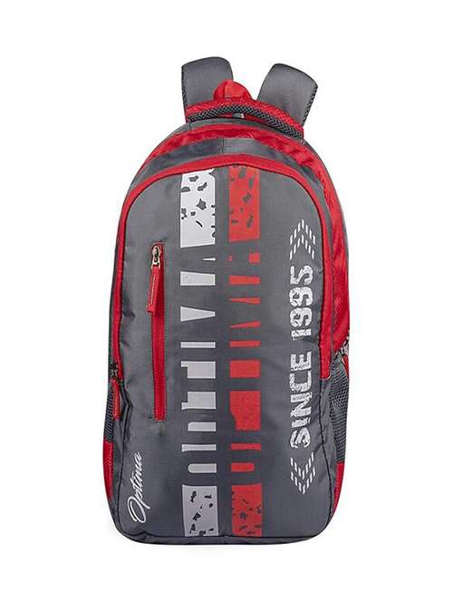 women grey printed laptop backpacks - 21707807 - Very Small Image - 1