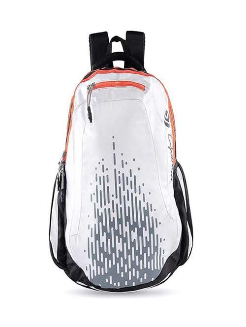 women white printed laptop backpacks - 21707815 - Very Small Image - 1