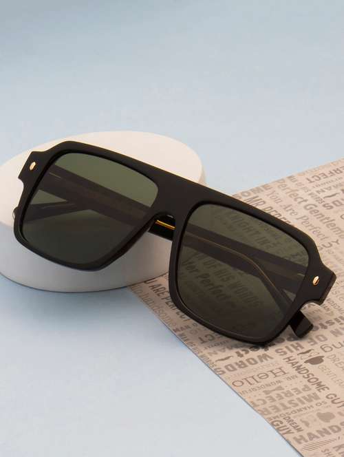 ted-smith unisex green premium italian acetate sunglasses with  polarized lenses for men & women - 21711844 - Very Small Image - 1