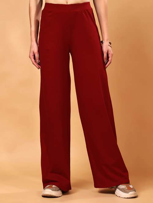 women solid wide leg trouser - 21712572 - Very Small Image - 1