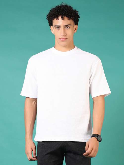 men solid short sleeve t-shirt - 21718126 - Very Small Image - 1