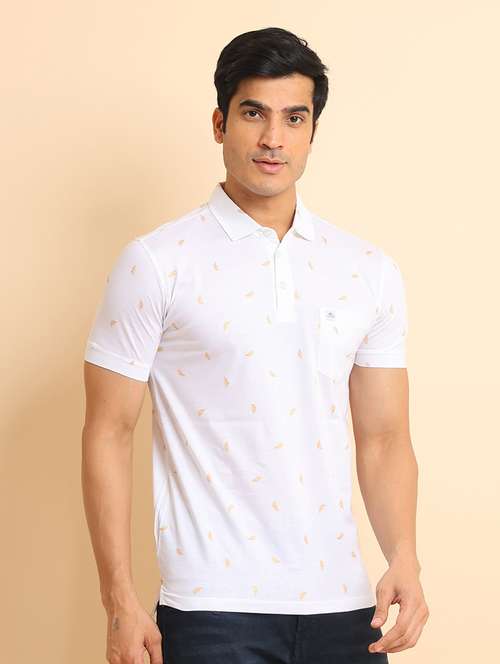 men short sleeves printed polo t-shirt - 21724536 - Very Small Image - 1