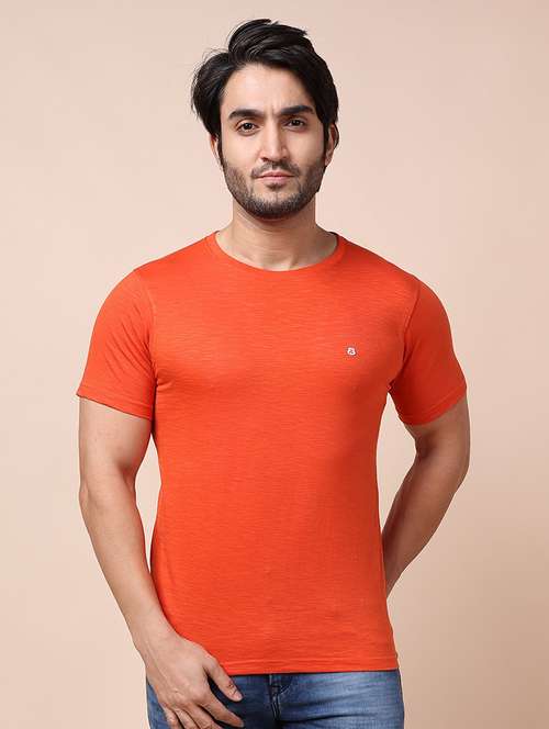 men short sleeves plain t-shirt - 21724941 - Very Small Image - 1
