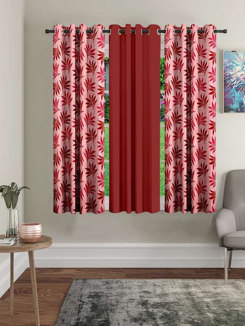 stylish and attractive eyelet curtains - set of 3 - 21733997 - Very Small Image - 1