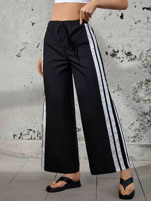 women tapered high rise track pant - 21738727 - Very Small Image - 1