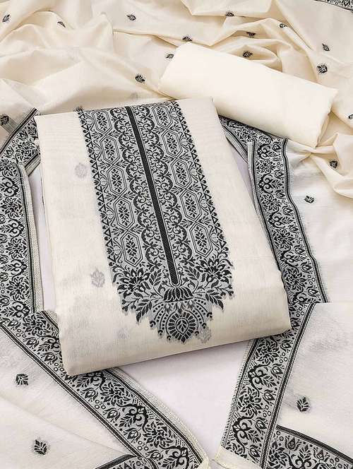 women self design unstitched suit set with dupatta - 21744033 - Very Small Image - 1