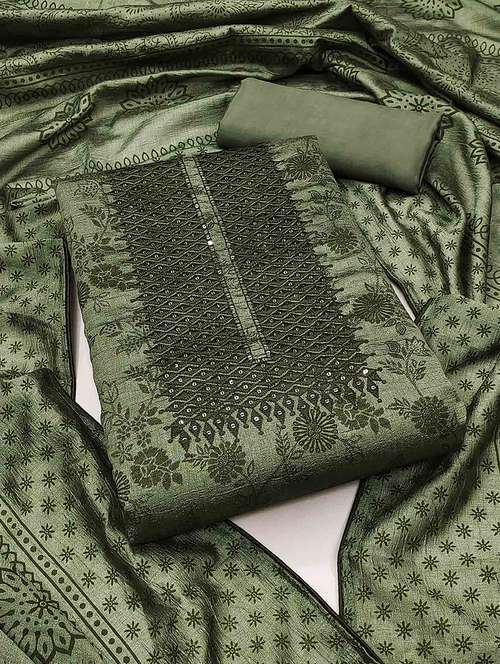 women printed unstitched suit set with dupatta - 21744053 - Very Small Image - 1