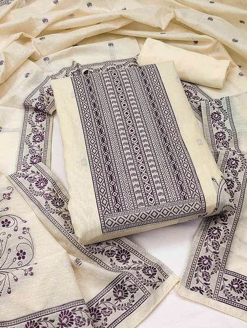 women self design unstitched suit set with dupatta - 21744081 - Very Small Image - 1