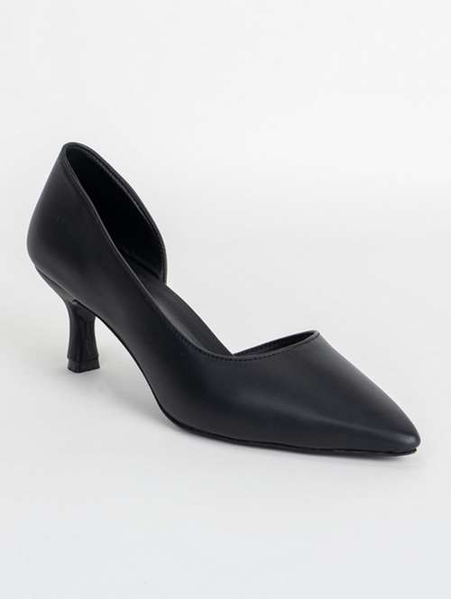 women black slip on pump - 21751145 - Very Small Image - 1