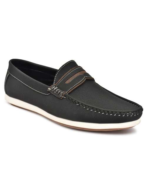 Men Black Slip On Loafer - 21765122 - Very Small Image - 1