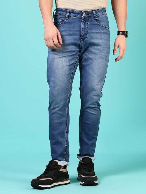men solid mid rise slim fit jean - 21765834 - Very Small Image - 1