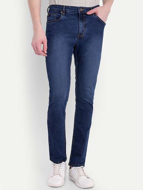 men mid rise full length denim jeans - 21789588 - Very Small Image - 1