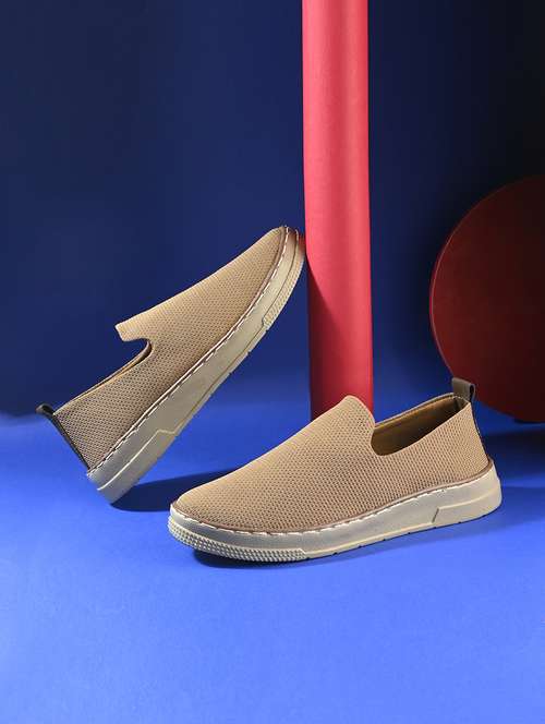 men beige slip on sneaker - 21794248 - Very Small Image - 1