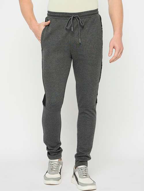 men tapered mid rise full length track pant - 21797019 - Very Small Image - 1