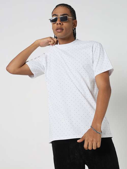 men all over print round neck regular fit t-shirt - 21843262 - Very Small Image - 1