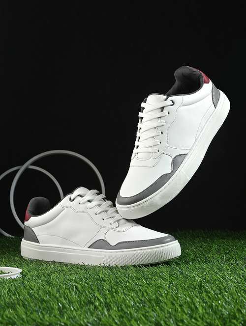 men white lace up sneaker - 21843881 - Very Small Image - 1