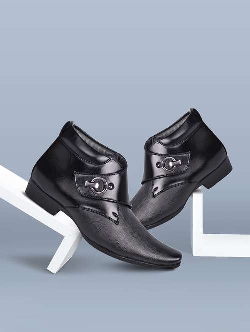 men black slip on formal shoes - 21853468 - Very Small Image - 1