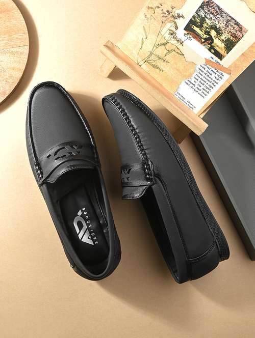 men black slip on loafers - 21853572 - Very Small Image - 1