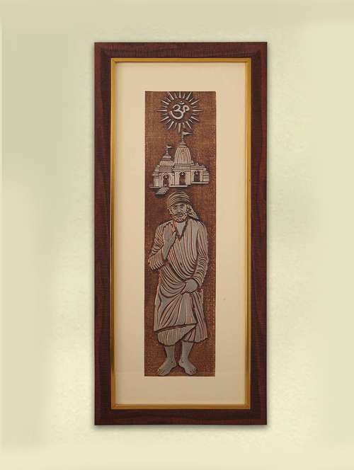 divine sai baba wall painting - 21866066 - Very Small Image - 1