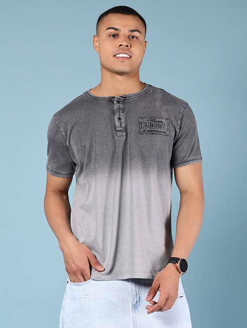 men ombre short sleeve regular ft t-shirt - 21873816 - Very Small Image - 1