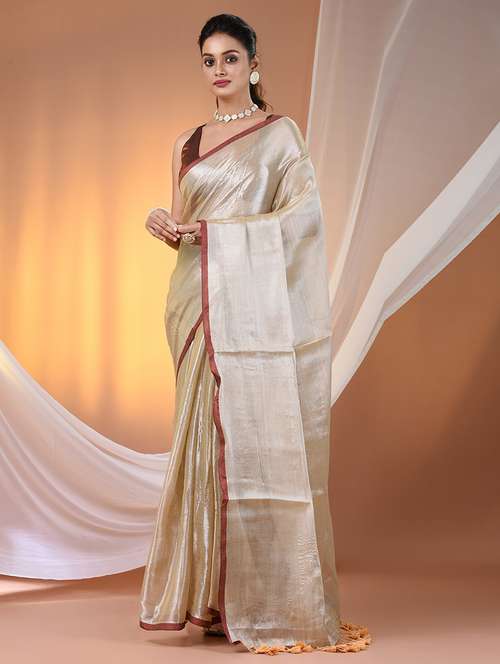 women solid casual wear saree with blouse - 21908335 - Very Small Image - 1