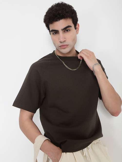 men solid short sleeves loose fit t-shirt - 21923929 - Very Small Image - 1