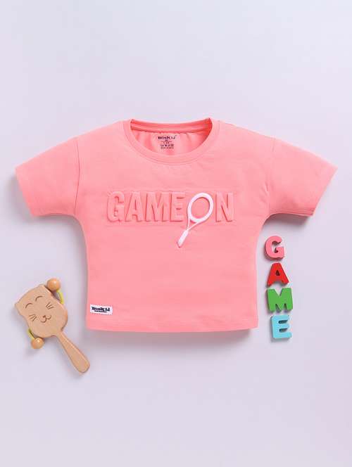 girls printed short sleeves top - 21925027 - Very Small Image - 1