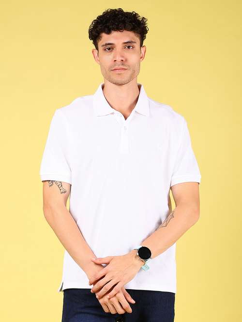 men solid short sleeve polo t-shirt - 21925999 - Very Small Image - 1