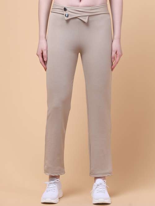 women solid mid rise straight trouser - 21932768 - Very Small Image - 1