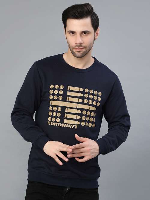 men printed long sleeve sweatshirt - 21938601 - Very Small Image - 1