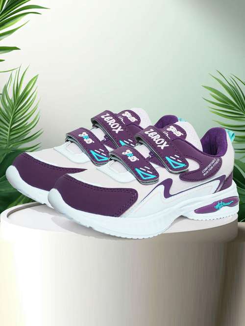 unisex color block velcro sport shoes - 21941624 - Very Small Image - 1