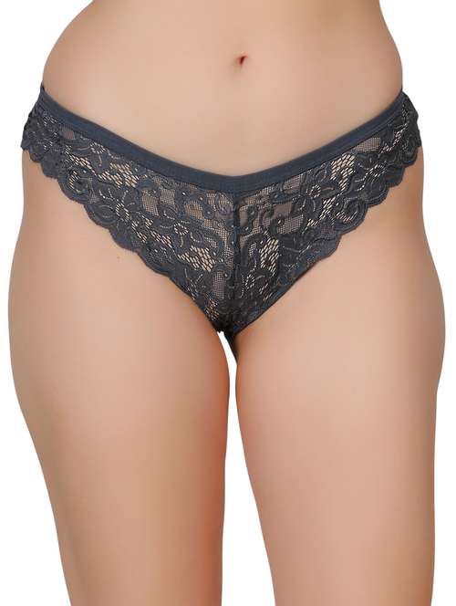 women self designed lace thongs - 21963251 - Very Small Image - 1