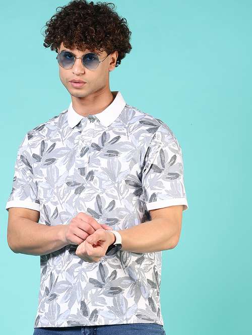 men printed short sleeve regular fit polo t-shirt - 21966571 - Very Small Image - 1
