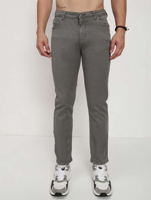 men solid mid rise slim fit jean - 21968063 - Very Small Image - 1