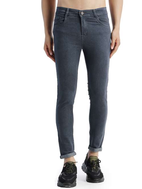 men solid mid rise skinny fit jean - 21968953 - Very Small Image - 1