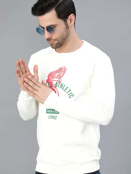 men printed long sleeve sweatshirt - 21974590 - Very Small Image - 1