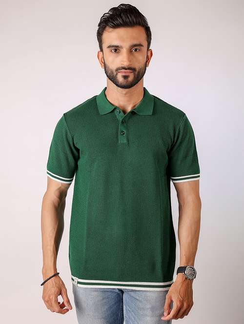 men solid short sleeve regular fit polo t-shirt - 21975728 - Very Small Image - 1