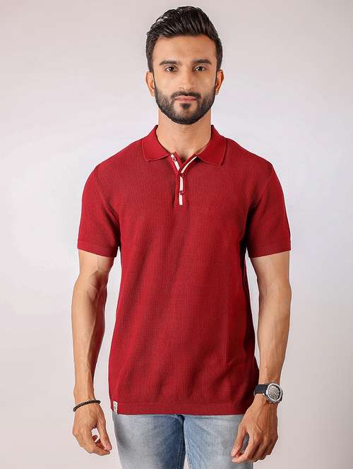 men solid short sleeve regular fit polo t-shirt - 21975736 - Very Small Image - 1
