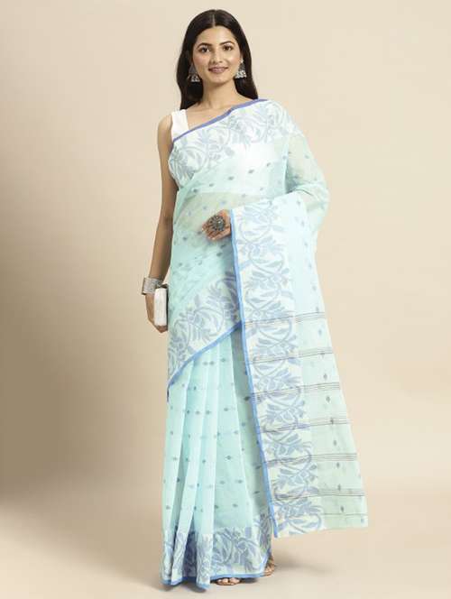 women self design handloom saree - 21977464 - Very Small Image - 1