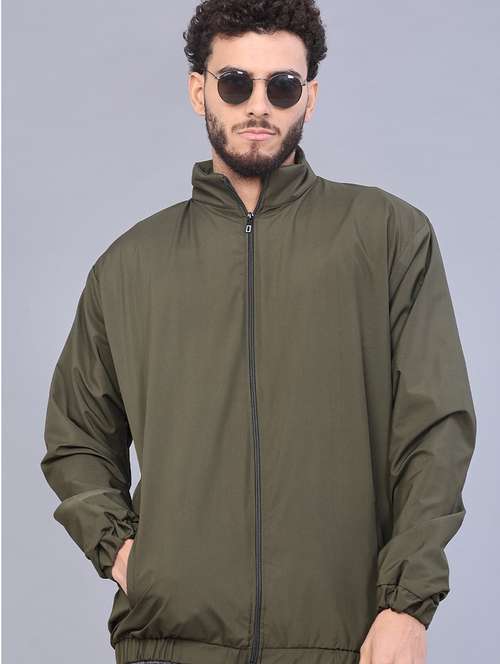 men solid long sleeve regualr fit casual jacket - 21994834 - Very Small Image - 1