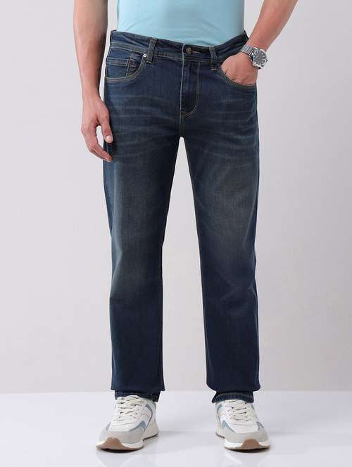 men washed mid rise slim fit jeans - 21998413 - Very Small Image - 1