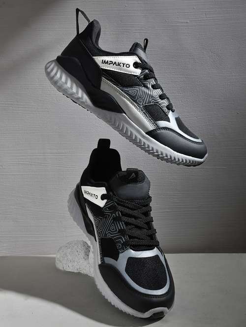 men black lace up sport shoe - 22005921 - Very Small Image - 1