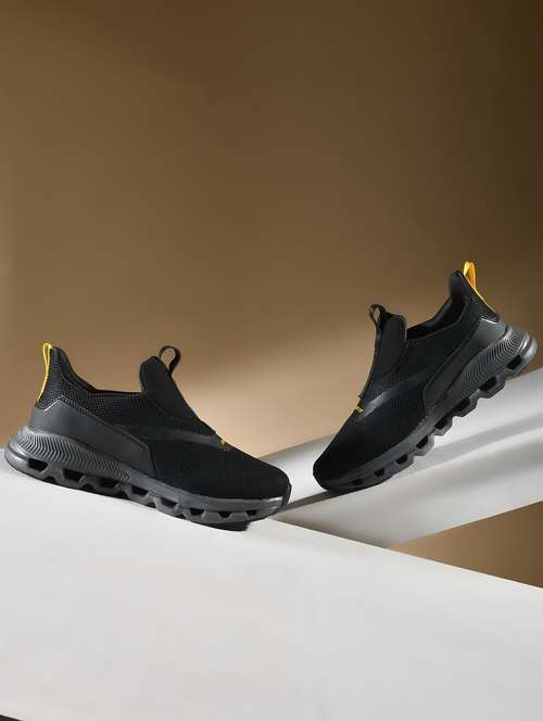 men black slip on sport shoe - 22005990 - Very Small Image - 1