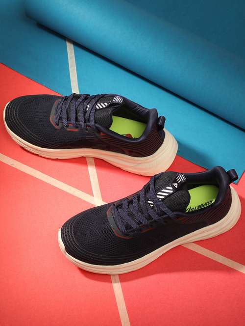 men navy blue lace up sport shoe - 22016119 - Very Small Image - 1