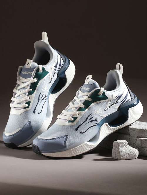 men light blue lace up sport shoe - 22016329 - Very Small Image - 1