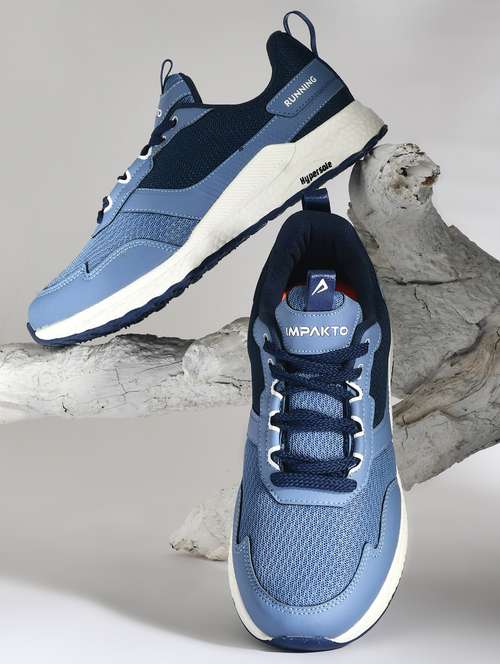 men blue lace up sport shoe - 22016335 - Very Small Image - 1